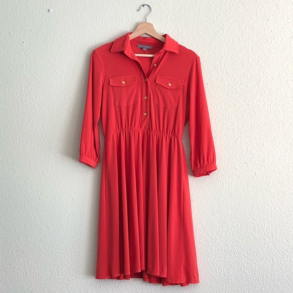NY Collection Button-Down Dress, Small - Picture 8 of 12